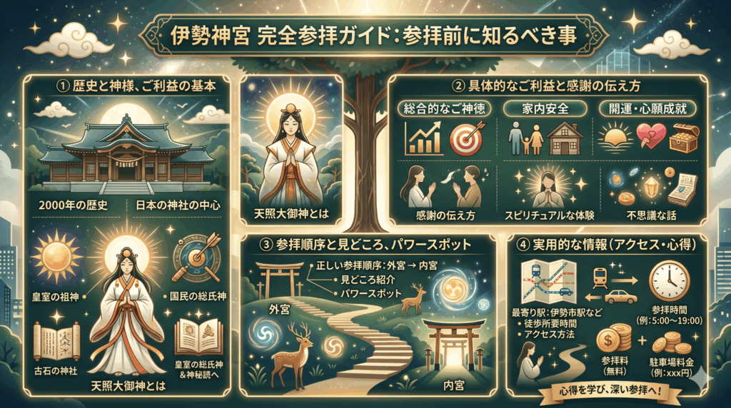 伊勢神宮のご利益完全ガイド！参拝前に知るべき事