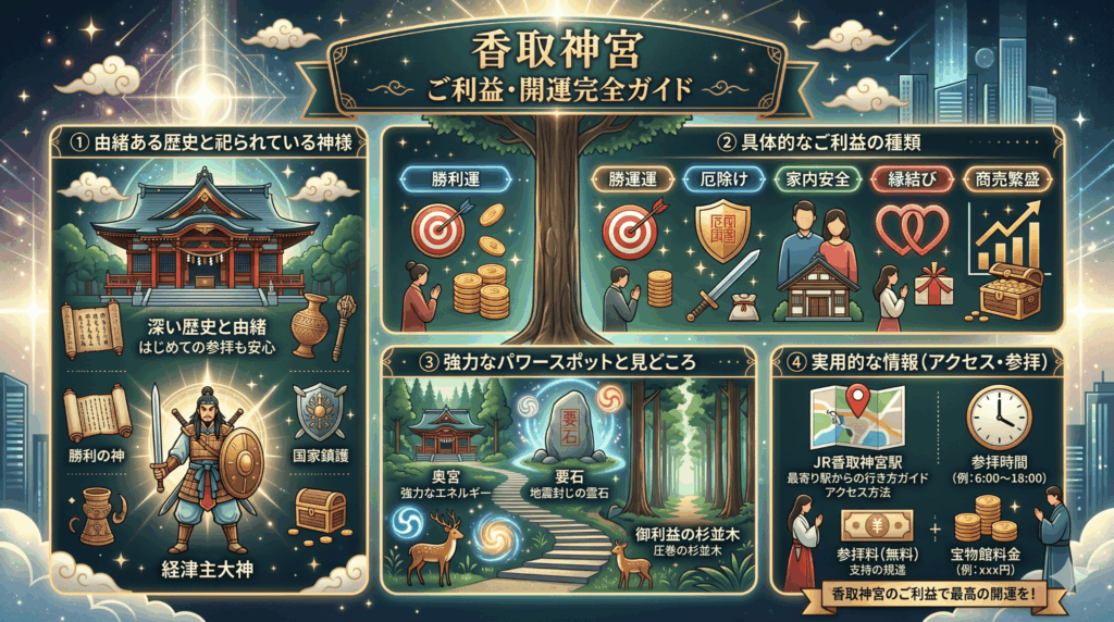 香取神宮のご利益とは？開運に導くパワースポット