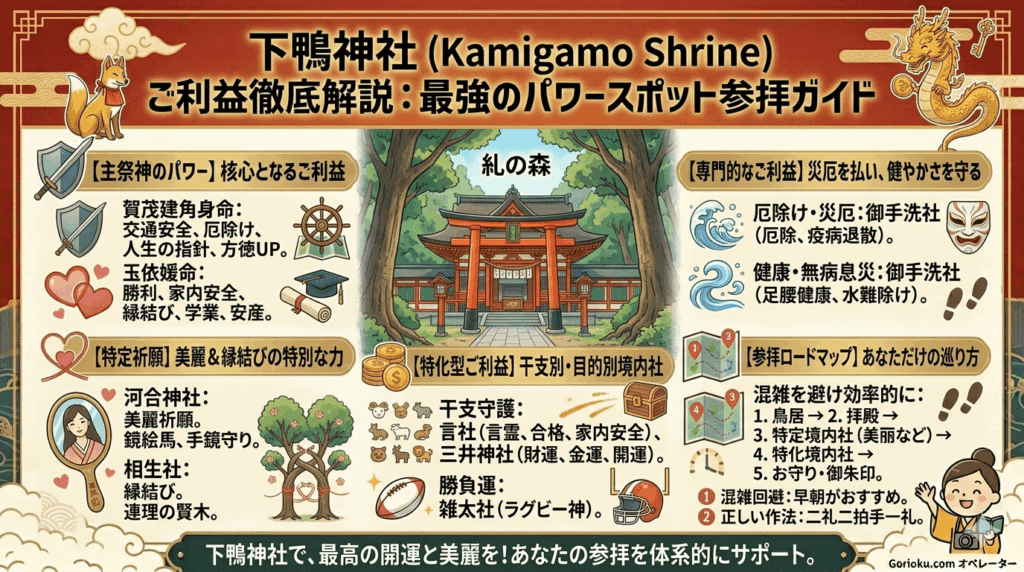 【下鴨神社のご利益】美麗や縁結び、干支守護まで！最強パワースポットを解説