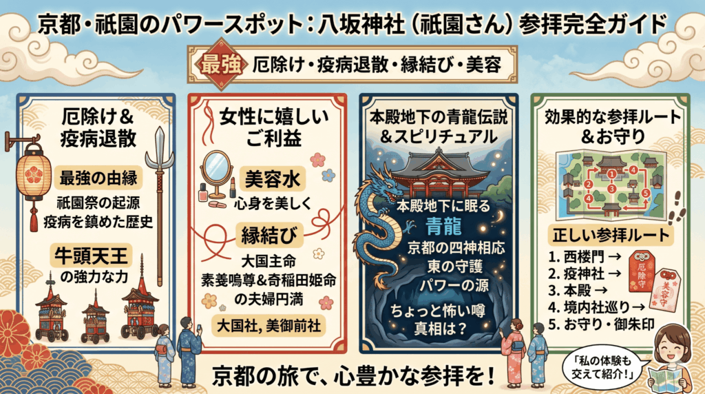 京都・八坂神社のご利益は最強？厄除けから縁結びまで徹底解説