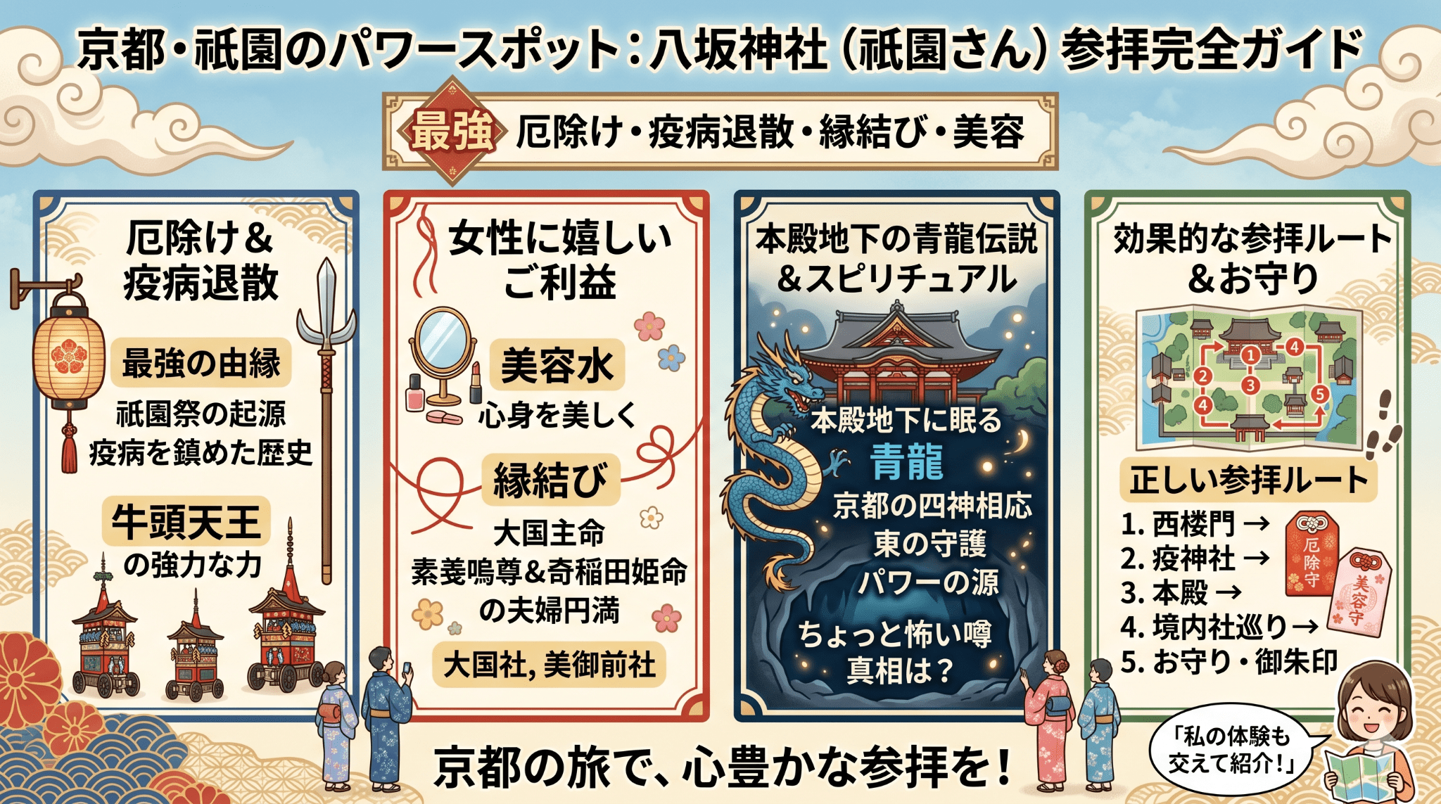 京都・八坂神社のご利益は最強？厄除けから縁結びまで徹底解説
