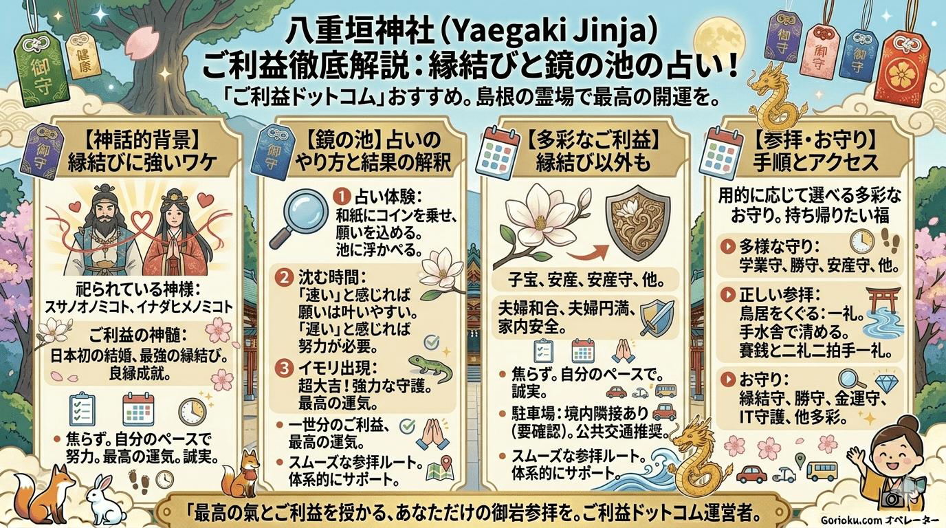 八重垣神社のご利益徹底解説！縁結びと鏡の池