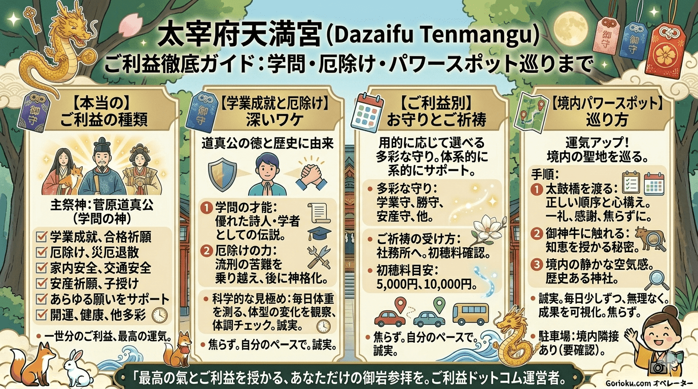 太宰府天満宮のご利益とは？学業から厄除けまで徹底解説