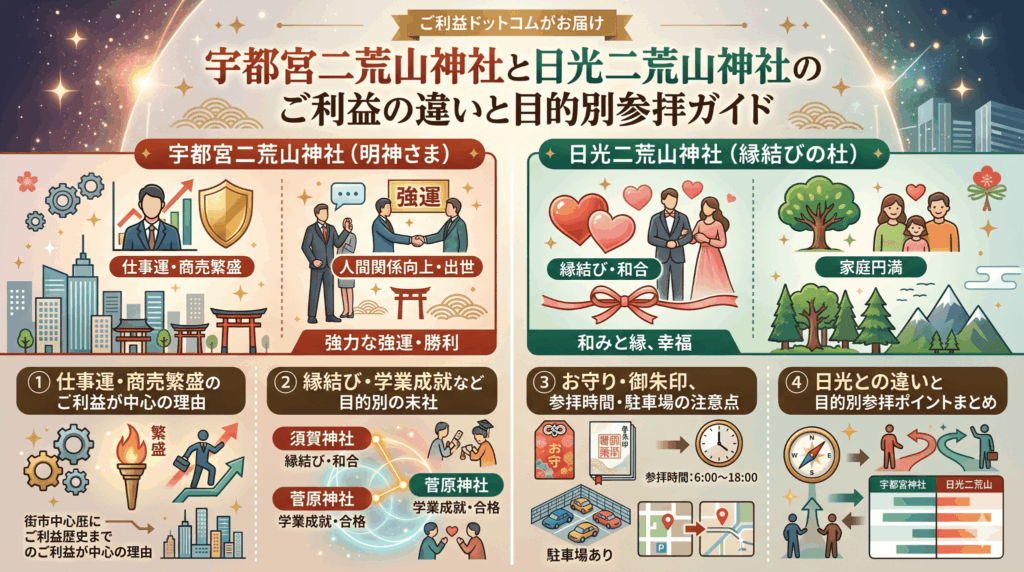 宇都宮二荒山神社のご利益は？仕事運・縁結び完全ガイド