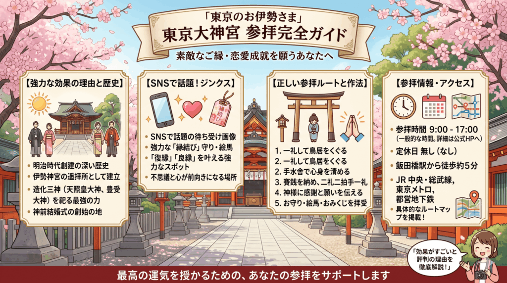 東京大神宮のご利益はすごい？縁結びの効果や理由を徹底解説