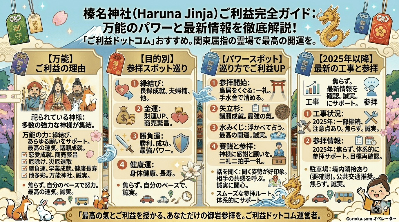 榛名神社のご利益は万能？参拝方法と魅力を解説