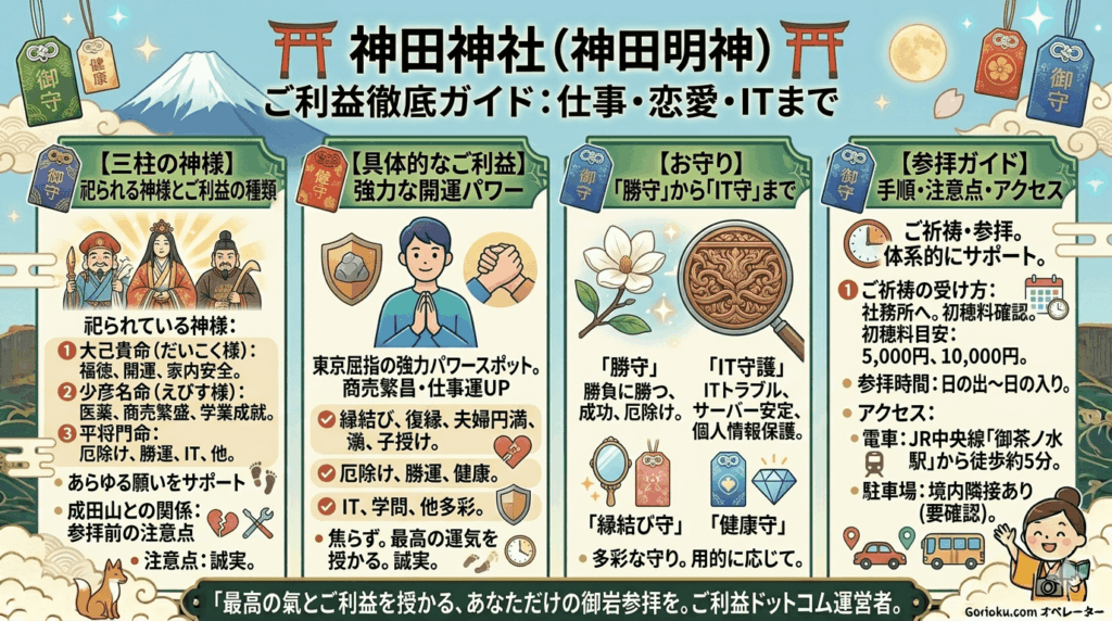 神田神社のご利益総まとめ！仕事運から縁結び・勝運まで