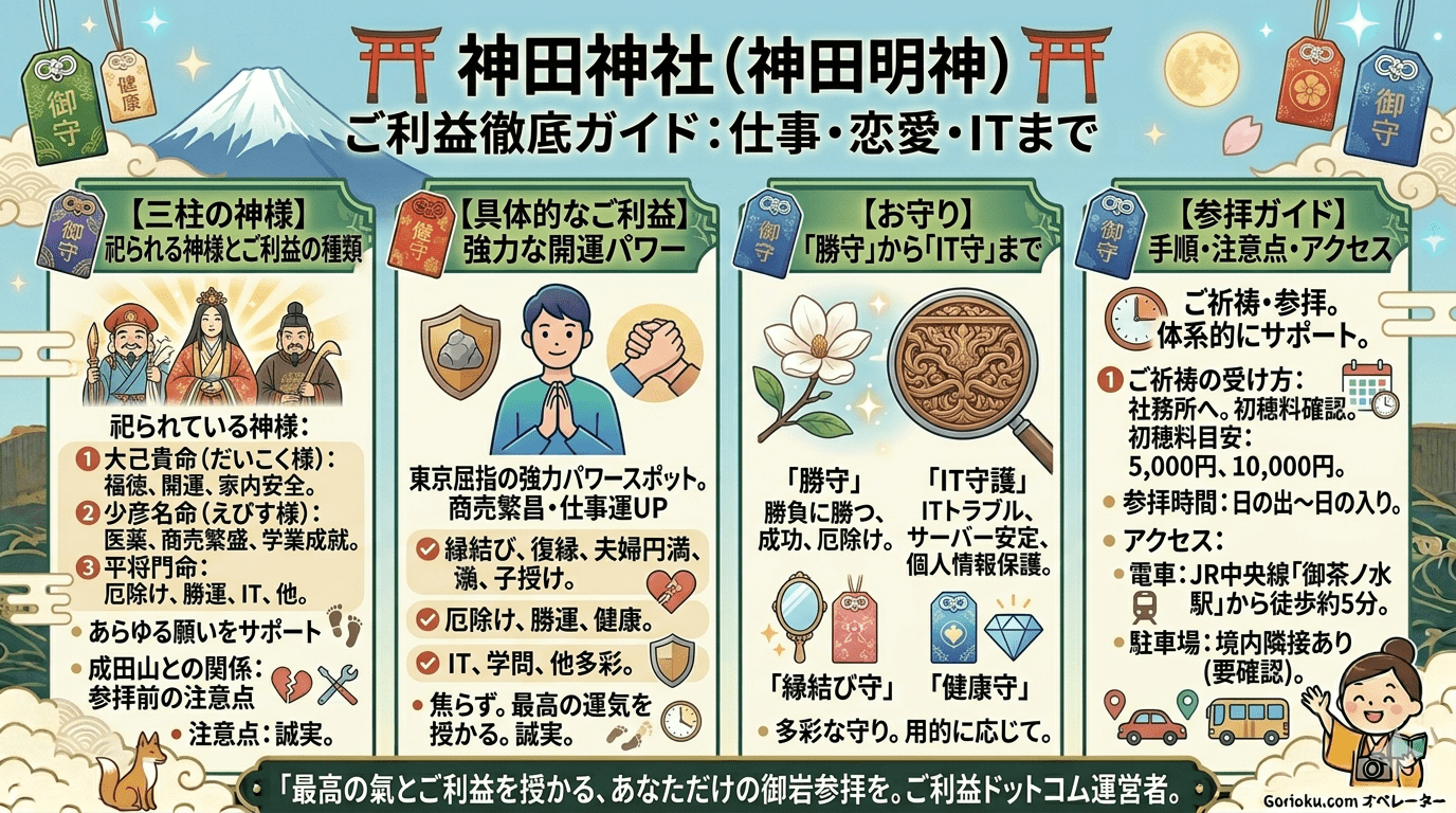 神田神社のご利益総まとめ！仕事運から縁結び・勝運まで