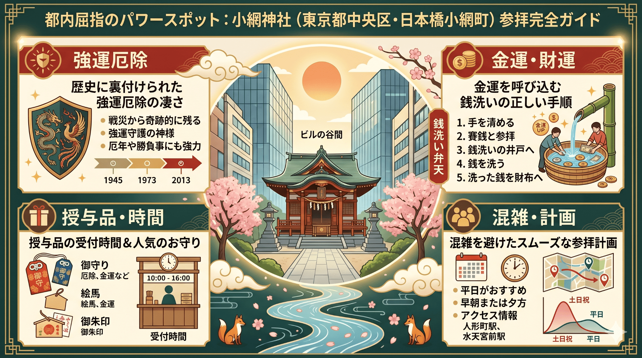 小網神社のご利益がすごい！強運厄除と銭洗いで金運アップ