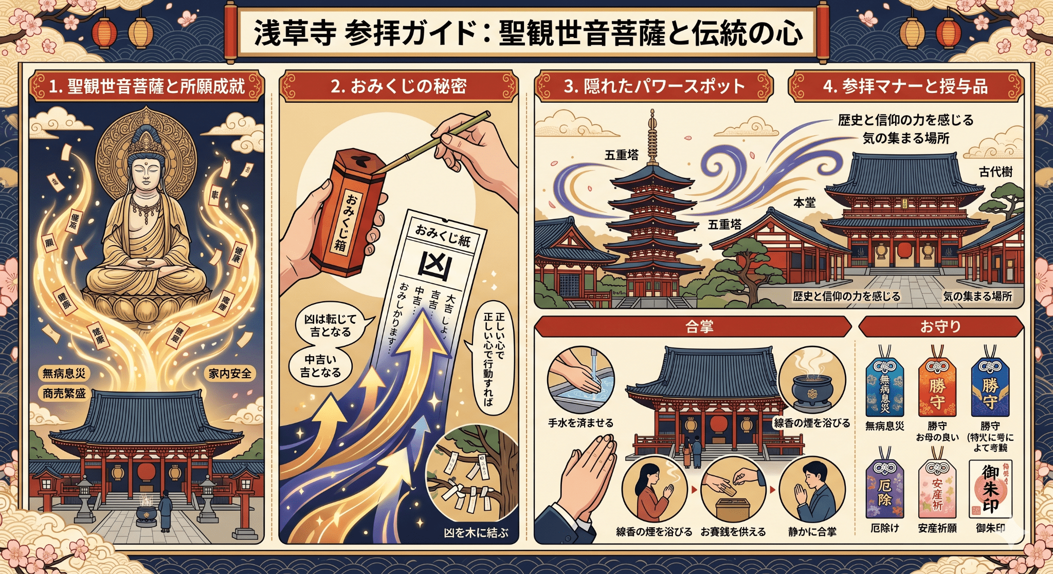 浅草寺のご利益で所願成就を願うための参拝ガイド