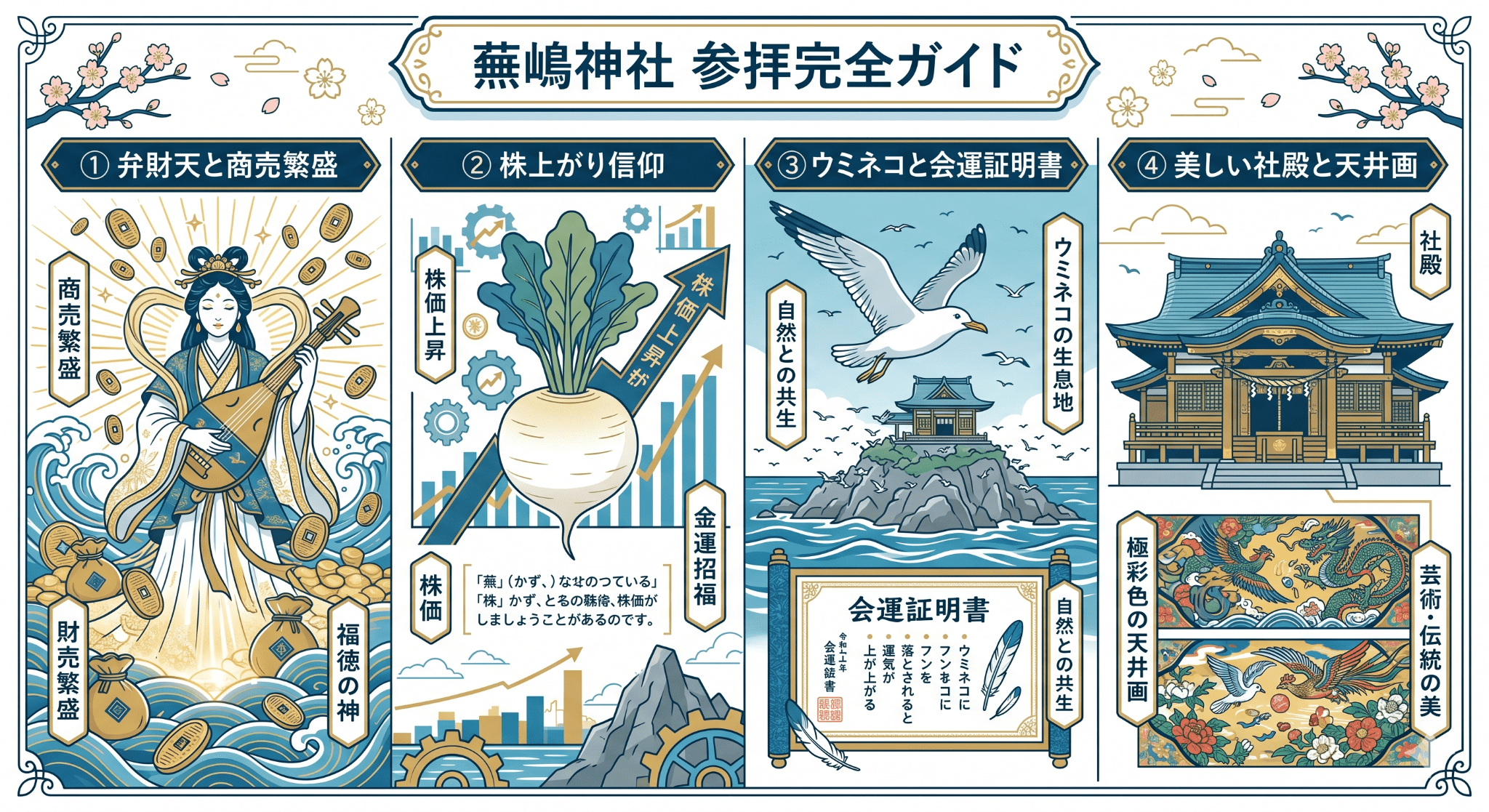 蕪嶋神社のご利益で株上がり！運気が上がる参拝方法と見どころ